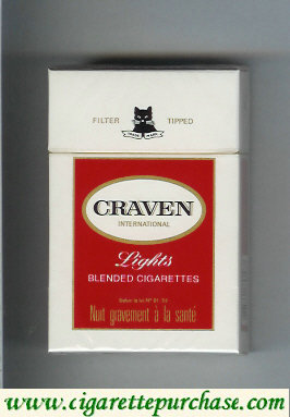 Craven Lights International cigarettes